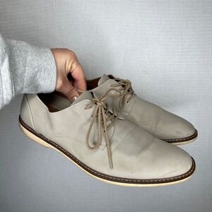 Good Fellow Men's Casual‎ Oxford Shoes Light Beige Lace Up Size 12